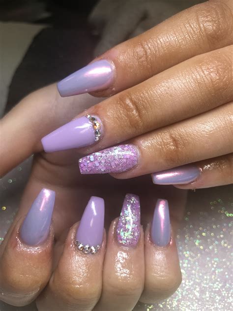 Lilac Coffin Nails : 45 Fun Ways To Wear Ballerina Nails Stayglam Lilac ...