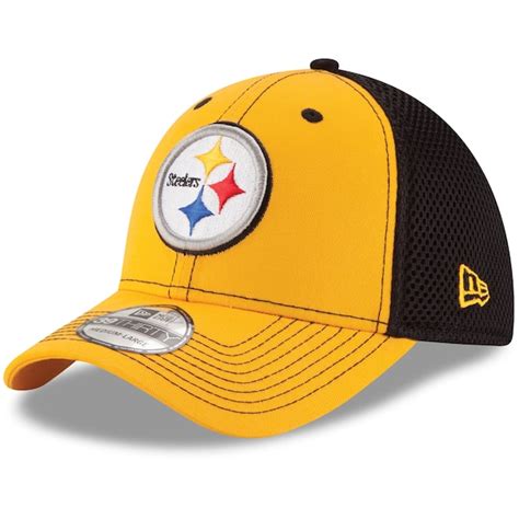 Pittsburgh Steelers New Era Youth Team Front Neo 39THIRTY Flex Hat ...