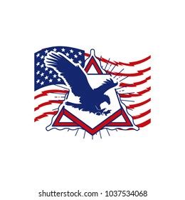 Patriot American Logo Vector Set Stock Vector (Royalty Free) 1037534068 ...