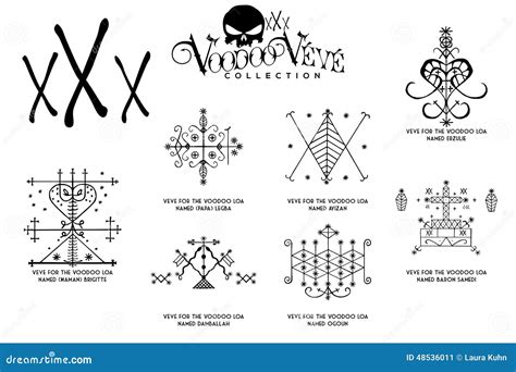 Voodoo Spirit Symbols Stock Photo - Image: 48536011