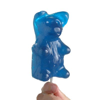 Giant Gummy Bear on a Stick - 88 Times Larger!