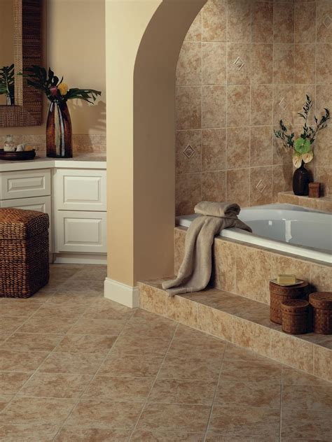 Ceramic Tile Bathroom Floors | HGTV