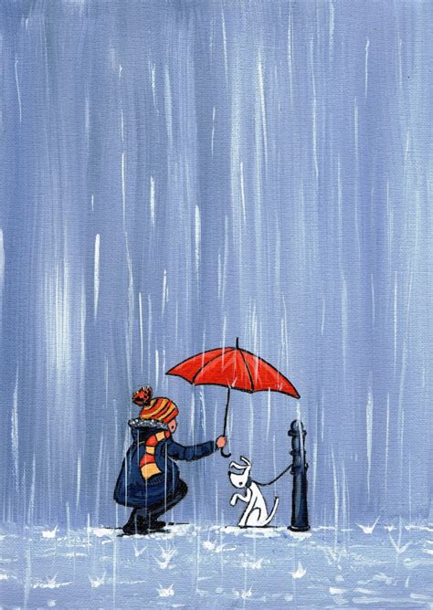 South London Artist Dan – Dog in the rain | Art, Photo & Illustration ...