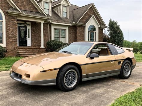 1987 Pontiac Fiero GT Automatic Gold Moderate Restoration Completed New ...