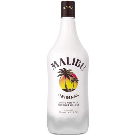 Malibu White Rum with Coconut Liqueur, 1.75 l - Kroger