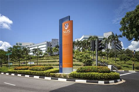 National University of Singapore (NUS) campus signage #architecture #architexture # ...