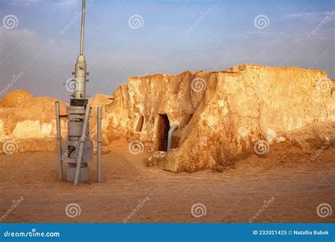 Abandoned Scenery of the Planet Tatooine for the Filming of Star Wars ...