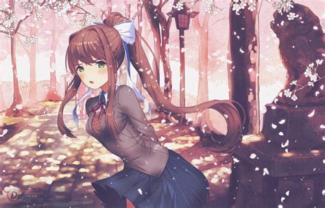 DDLC Monika Wallpapers - Wallpaper Cave