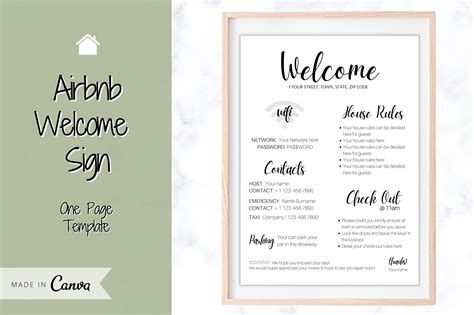 Airbnb Welcome Template