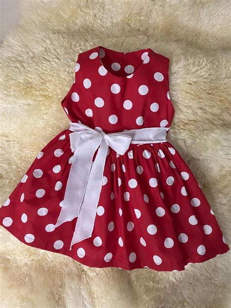 Polka Dot Dress Minnie Inspired - Etsy