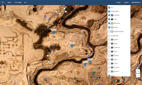 Conan Exiles Resource Map - neonfasr