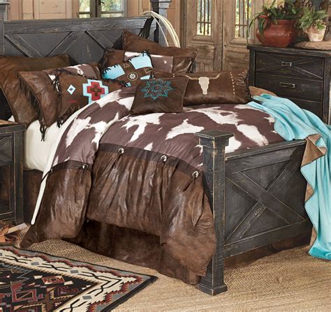 High Plains Cowhide Bed Set - Queen | Bed linens luxury, Bedding sets ...