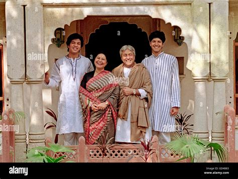 Amjad Ali Khan with family Stock Photo - Alamy