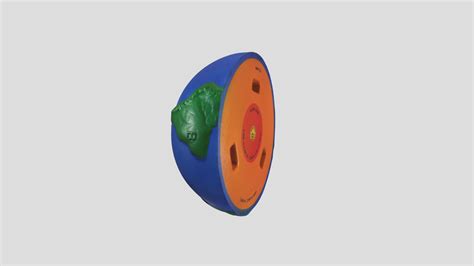 Cross Section Earth Model 3 - 3D model by Aberdeen City Libraries ...