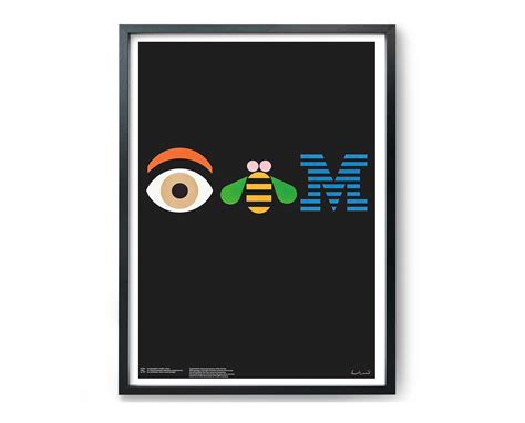 IBM Poster Vintage IBM Poster Paul Rand IBM Advertising - Etsy Australia