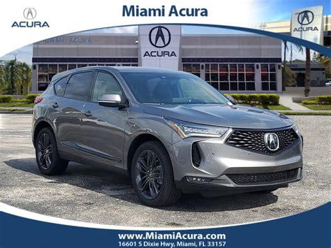 New 2023 Acura RDX with A-Spec Package Sport Utility in Miami #PL001447 ...