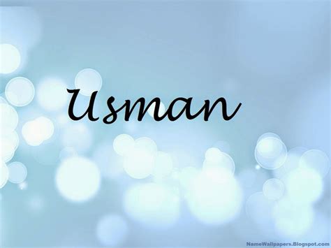 Usman Name Wallpapers Usman ~ Name Wallpaper Urdu Name Meaning Name ...