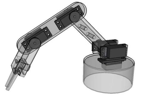 A robotic arm made of servo motors | Download Scientific Diagram