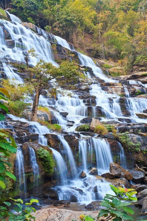 Mae Ya Waterfall in Thailand Stock Photo - Image of natural, asia: 34283710