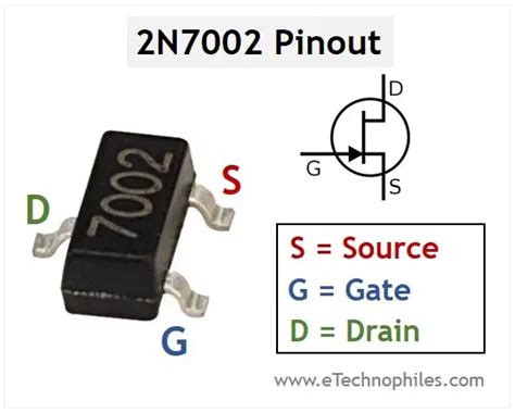 2N7002 MOSFET Pinout, Equivalent, Specs & Datasheet