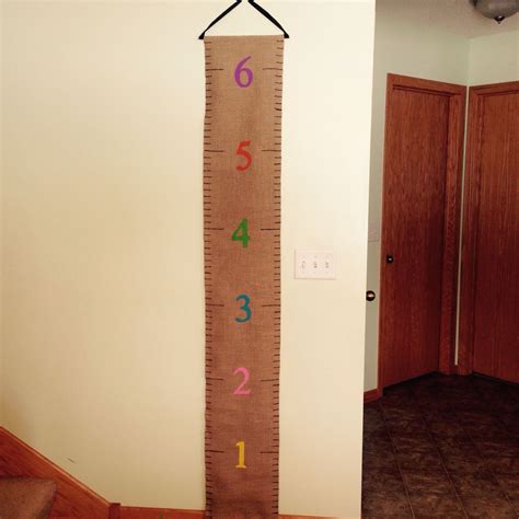 A giant wall ruler | Wall ruler, Crafts to do, Decor