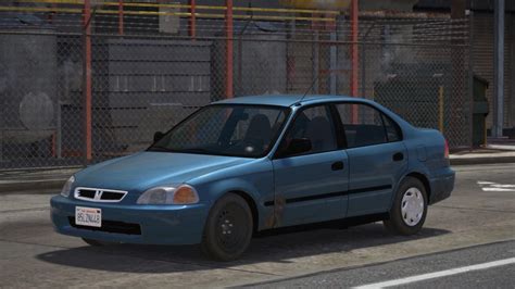 1996-2000 Honda Civic LX 4dr Us-spec [Add-On | Extras | LODs] - GTA5 ...