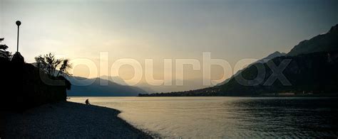 Lake como sunset | Stock image | Colourbox