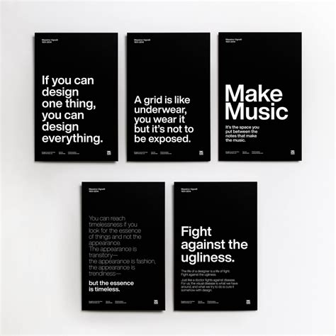 Massimo Vignelli – (5) Print Bundle – The Futur Bookstore