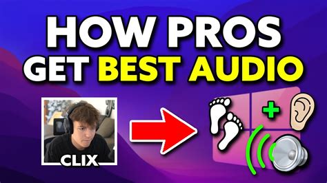 How PROS Get BETTER Audio In Fortnite! (Sound Tweaks) - YouTube