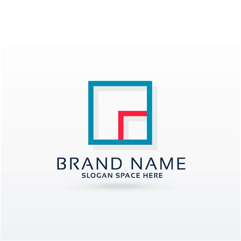 square logo design concept template - Download Free Vector Art, Stock ...