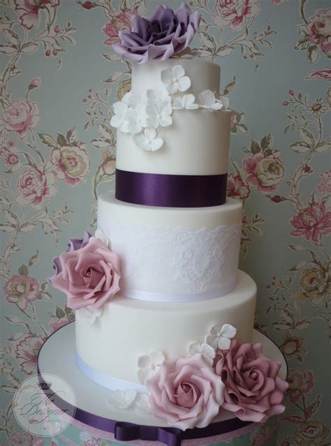 Classic Roses Wedding Cake - CakeCentral.com