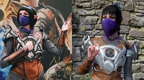 Shadowheart Cosplay vs In-game at Baldur's Gate 3 Nexus - Mods and community