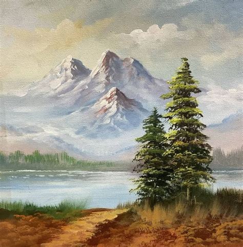 Calming view of hills (Artoholic) Painting | Landscape paintings ...