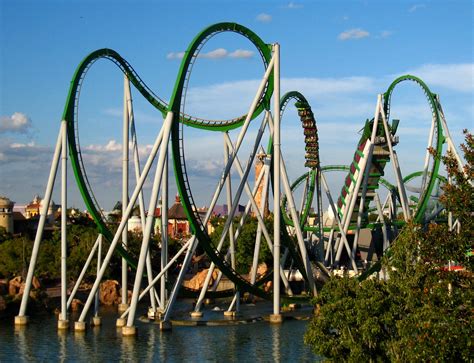 Incredible Hulk rollercoaster at Universal Orlando's Islands of ...