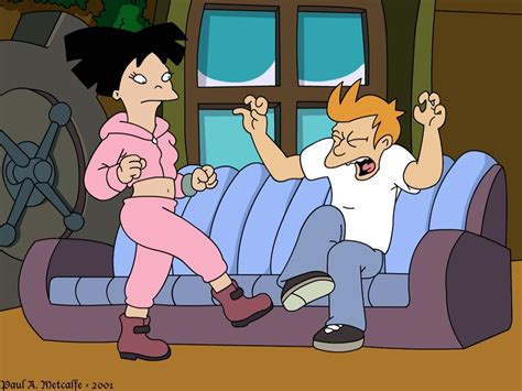 Fry & Amy - Futurama Wallpaper (967795) - Fanpop