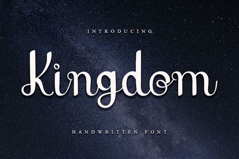 Kingdom Font by K_IN Studio · Creative Fabrica