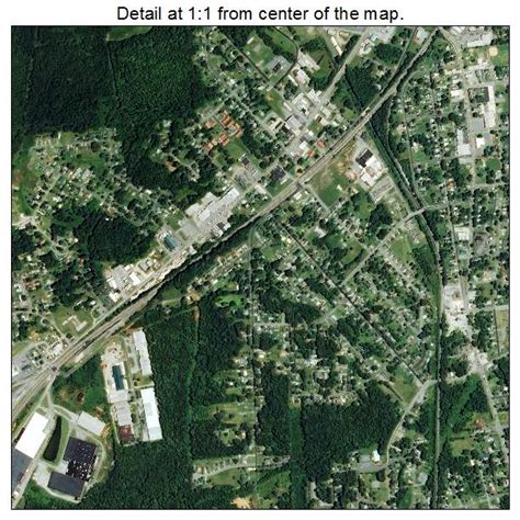 Aerial Photography Map of Lexington, NC North Carolina