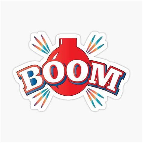 "Emoji Boom" Sticker for Sale by Yourdukan | Redbubble