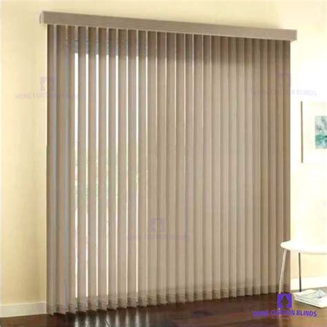 Dark Beige Vertical Office Blinds - HOME CURTAIN BLINDS