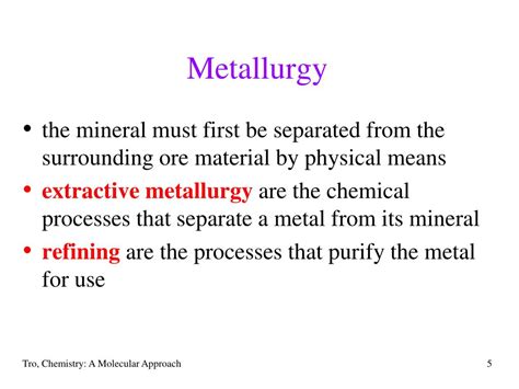 PPT - Chapter 23 Metals & Metallurgy PowerPoint Presentation, free download - ID:318525