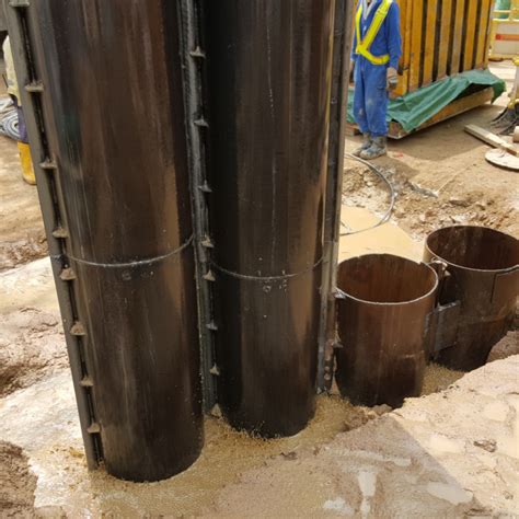 Gammon Construction Limited | Clutch Pipe Pile Design for Deep ...