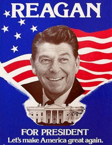 RONALD REAGAN Campaign Poster PHOTO (176-O) | #3932268363