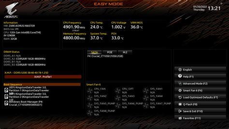 BIOS And Software - The GIGABYTE Z690 Aorus Master Mobo Review: 10GbE ...