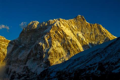 Mountain Glacier Landscape and Scenic View of Kangchenjunga or ...