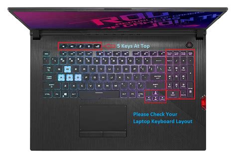 Silicone Keyboard Skin Cover for ASUS ROG Strix G17 G712 17.3 inch 202 – iFyx