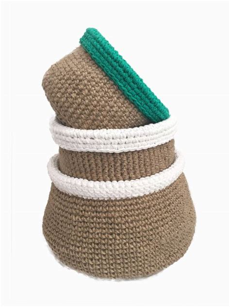 DIY Jute Yarn Baskets – Crochet