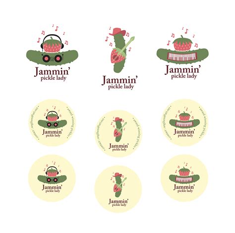 Pickle Logo Stickers on Behance