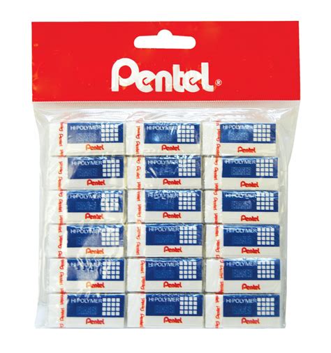 Pentel Pencil Eraser 18 Pieces