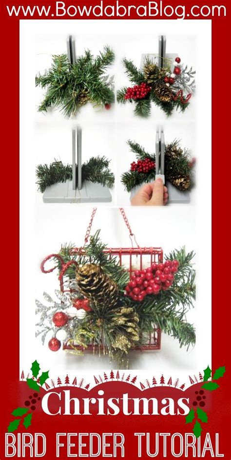 Christmas Bird Feeder Tutorial | Do It Yourself Today | Christmas bird, Diy holiday gifts, Bird ...