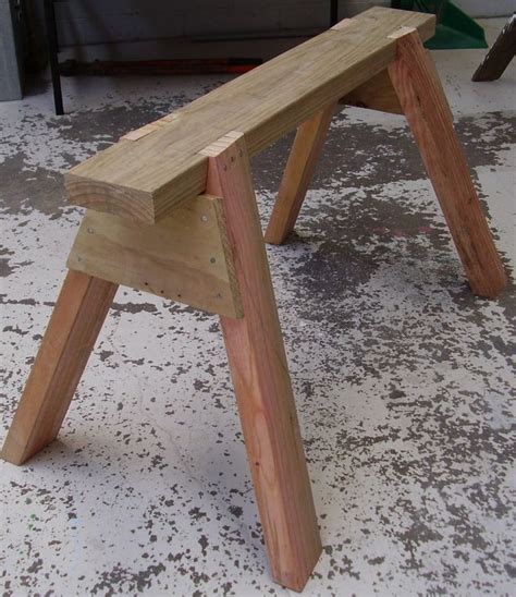 🔨 How to build a Sawhorse | BuildEazy | Woodworking, Woodworking ...